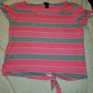 Hot pink & silver tshirt